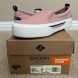 Brand New in Box - Sperry Pier Wave Rose - 7.5